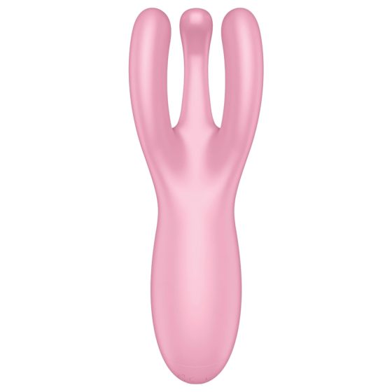 Satisfyer Threesome 4 - smart clitoral vibrator (pink)