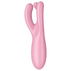 Satisfyer Threesome 4 - Smart Clitoral Vibrator (Pink)