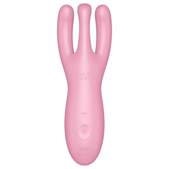 Satisfyer Threesome 4 - Smart Clitoral Vibrator (Pink)