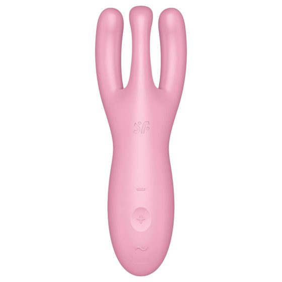 Satisfyer Threesome 4 - smart clitoral vibrator (pink)