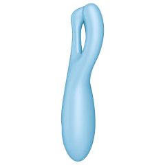 Satisfyer Threesome 4 - Smart Clitoral Vibrator (Blue)