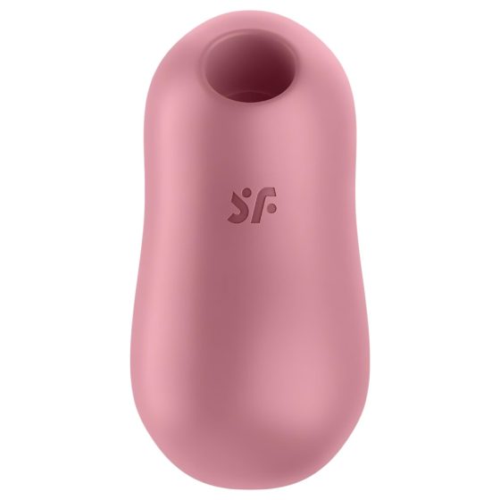 Satisfyer Cotton Candy - Rechargeable Air Pulse Clitoral Vibrator (Coral)