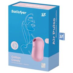   Satisfyer Cotton Candy - Rechargeable Air Pulse Clitoral Vibrator (Purple)