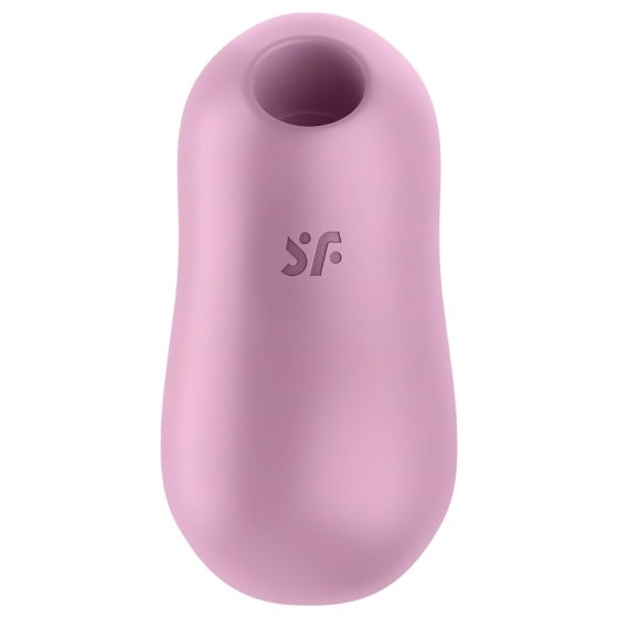 Satisfyer Cotton Candy - Rechargeable Air Pulse Clitoral Vibrator (Purple)