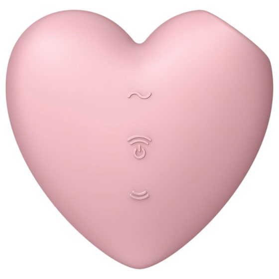 Satisfyer Cutie Heart - Rechargeable Air-Pulse Clitoral Vibrator (Pink)