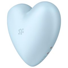   Satisfyer Cutie Heart - Rechargeable Air Pulse Clitoral Vibrator (Blue)