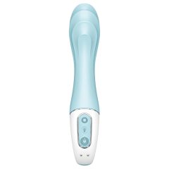   Satisfyer Air Pump Vibrator 5 - Smart Inflatable Vibrator (Blue)