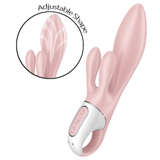 Satisfyer Air Pump Bunny 3 - Inflatable Vibrator (Pink)