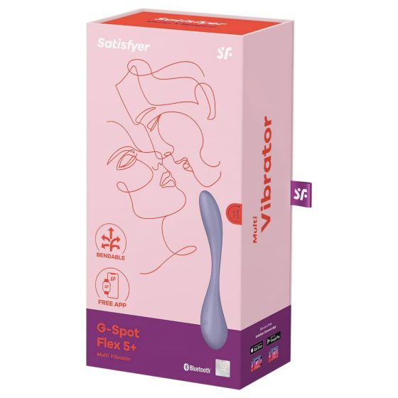 Satisfyer G-spot Flex 5 - Smart G-Spot Vibrator (Purple)