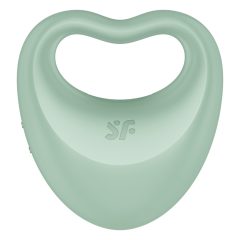   Satisfyer Perfect Pair 3 - 2-in-1 Penis Ring and Finger Vibrator (Green)