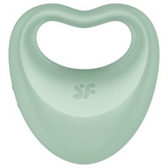   Satisfyer Perfect Pair 3 - 2-in-1 Penis Ring and Finger Vibrator (Green)