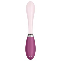   Satisfyer G-Spot Flex 3 - Rechargeable G-spot Vibrator (Pink-Burgundy)