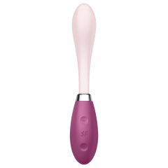   Satisfyer G-Spot Flex 3 - Rechargeable G-spot Vibrator (Pink-Burgundy)