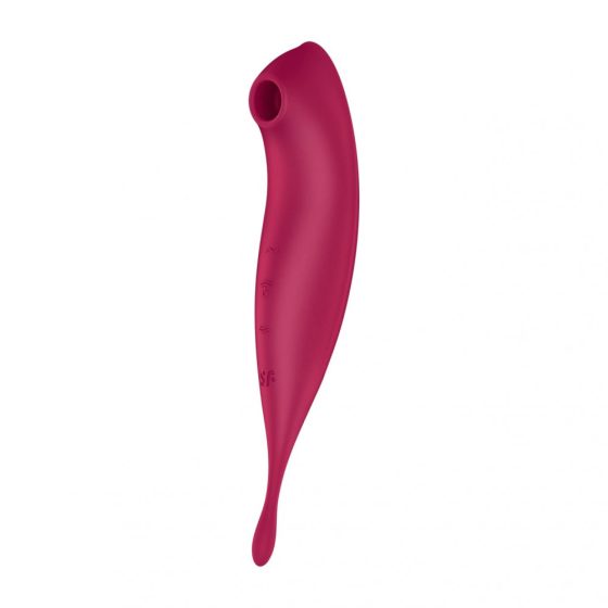 Satisfyer Twirling Pro - Smart 2in1 Clitoral Vibrator (Red)