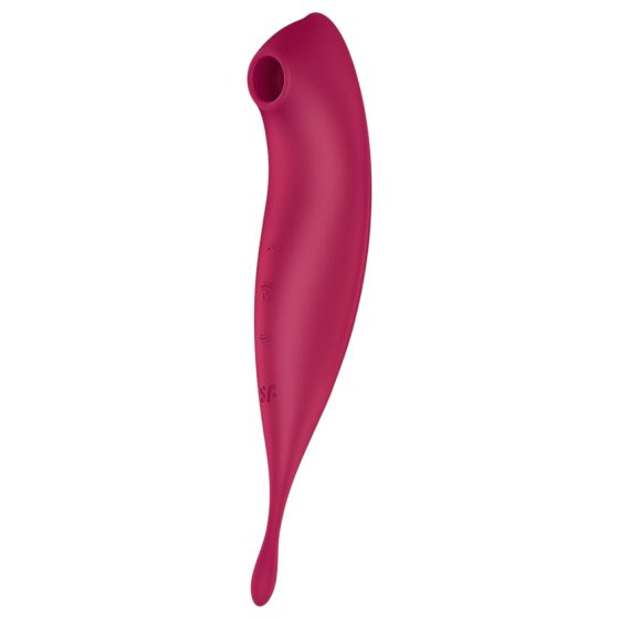 Satisfyer Twirling Pro - smart 2-in-1 clitoral vibrator (red)