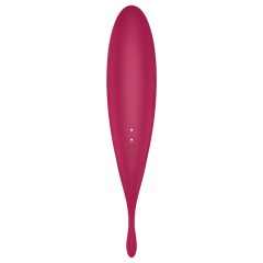 Satisfyer Twirling Pro - Smart 2in1 Clitoral Vibrator (Red)