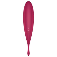   Satisfyer Twirling Pro - smart 2-in-1 clitoral vibrator (red)