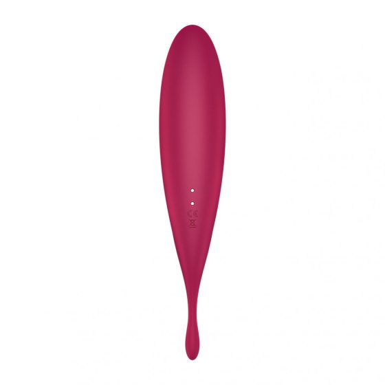 Satisfyer Twirling Pro - Smart 2in1 Clitoral Vibrator (Red)