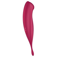   Satisfyer Twirling Pro - smart 2-in-1 clitoral vibrator (red)