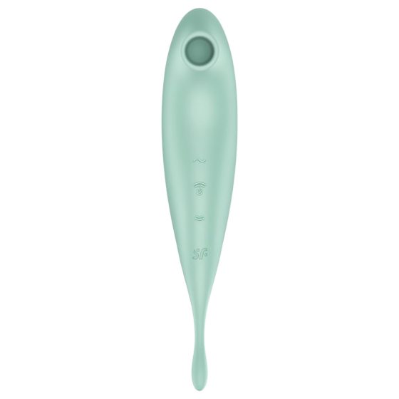 Satisfyer Twirling Pro - Smart 2in1 Clitoral Vibrator (Mint)