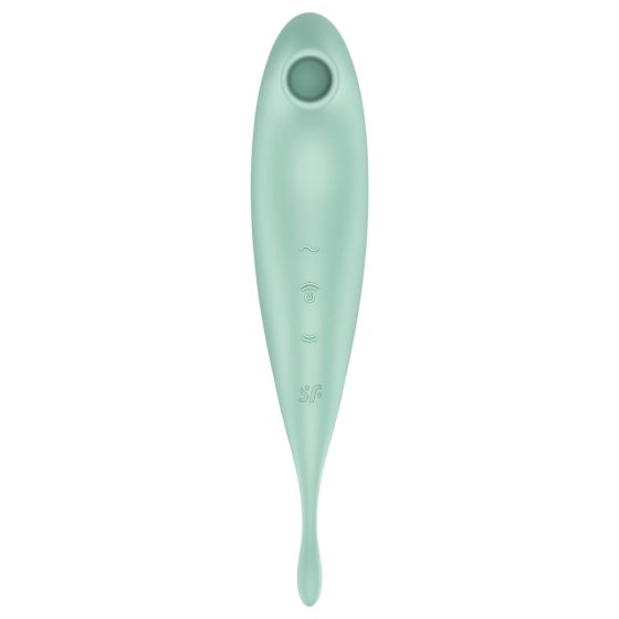 Satisfyer Twirling Pro - smart 2-in-1 clitoral vibrator (mint)