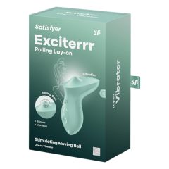   Satisfyer Exciterrr - Rotating Beaded Clitoral Vibrator (Green)