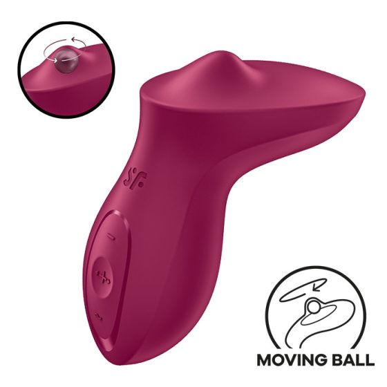 Satisfyer Exciterrr - Rotating Beaded Clitoral Vibrator (Red)