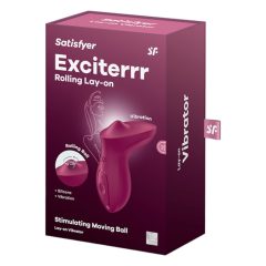   Satisfyer Exciterrr - Rotating Beaded Clitoral Vibrator (Red)