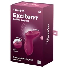   Satisfyer Exciterrr - rotating beaded clitoral vibrator (red)