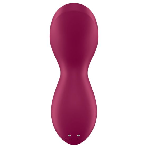 Satisfyer Exciterrr - rotating beaded clitoral vibrator (red)