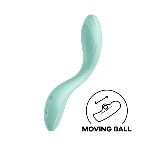 Satisfyer Rolling - Rechargeable, Moving Bead G-Spot Vibrator (Mint)