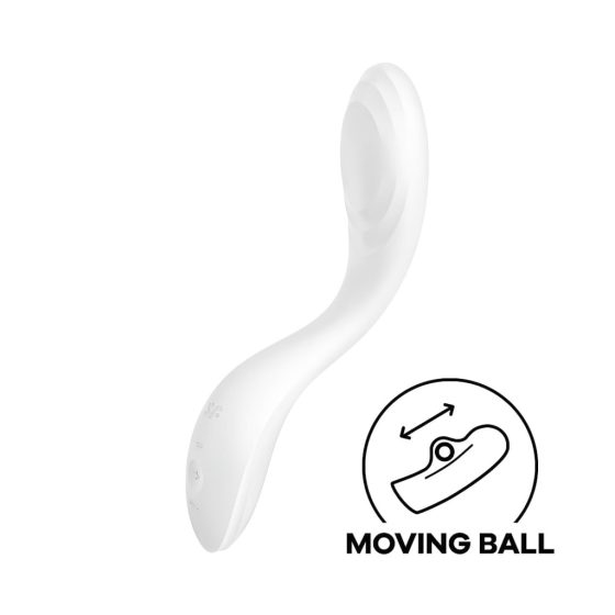 Satisfyer Rrrolling - Rechargeable, Bead Motion G-Spot Vibrator (White)