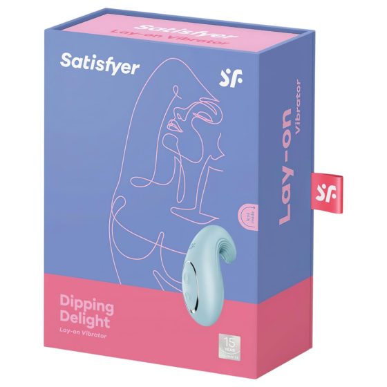 Satisfyer Dipping Delight - Rechargeable Clitoral Vibrator (Blue)