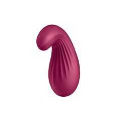   Satisfyer Dipping Delight Rechargeable Clitoral Vibrator (Red)