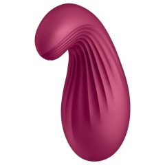   Satisfyer Dipping Delight Rechargeable Clitoral Vibrator (Red)