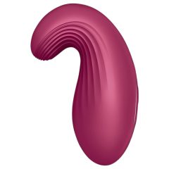   Satisfyer Dipping Delight Rechargeable Clitoral Vibrator (Red)