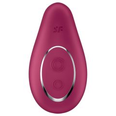   Satisfyer Dipping Delight Rechargeable Clitoral Vibrator (Red)