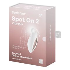 Satisfyer Spot On 2 - Rechargeable Clitoral Vibrator (White)