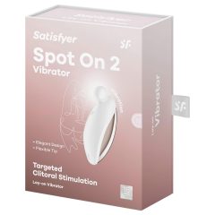 Satisfyer Spot On 2 - Rechargeable Clitoral Vibrator (White)