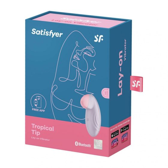 Satisfyer Tropical Tip - smart rechargeable clitoral vibrator (purple)