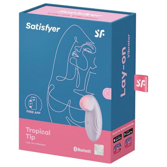 Satisfyer Tropical Touch - Smart Clitoral Vibrator (Purple)