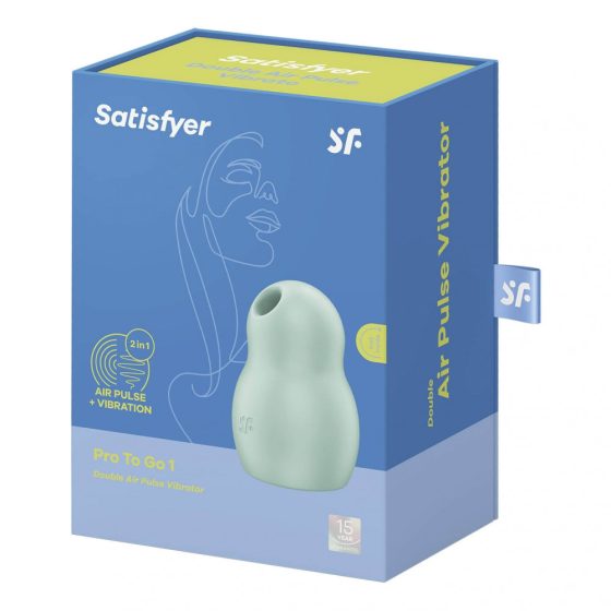 Satisfyer Pro To Go 1 - Rechargeable Clitoral Stimulator (Mint)