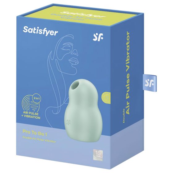 Satisfyer Pro To Go 1 - Rechargeable Clitoral Stimulator (Mint)