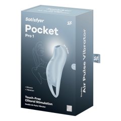   Satisfyer Pocket Pro 1 - Rechargeable, Air-Pulse Clitoral Stimulator (Blue)