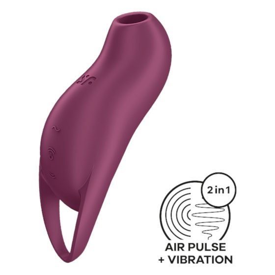 Satisfyer Pocket Pro 1 - rechargeable, air-wave clitoris stimulator (purple)