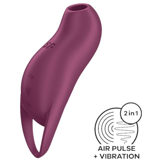 Satisfyer Pocket Pro 1 - Rechargeable, Air Pulse Clitoral Stimulator (Purple)