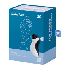   Satisfyer Orca - Waterproof Air Pulse Clitoral Stimulator (Black-White)