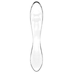   Satisfyer Dazzling Crystal - Double-Ended Glass Dildo (Clear)