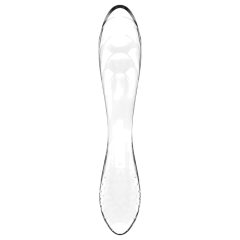   Satisfyer Dazzling Crystal 1 - Double-Ended Glass Dildo (Transparent)