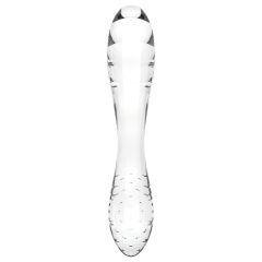   Satisfyer Dazzling Crystal - Double-Ended Glass Dildo (Clear)